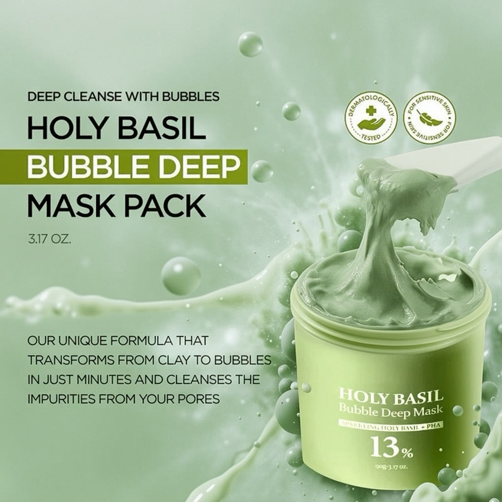 Basil Bubble Mask