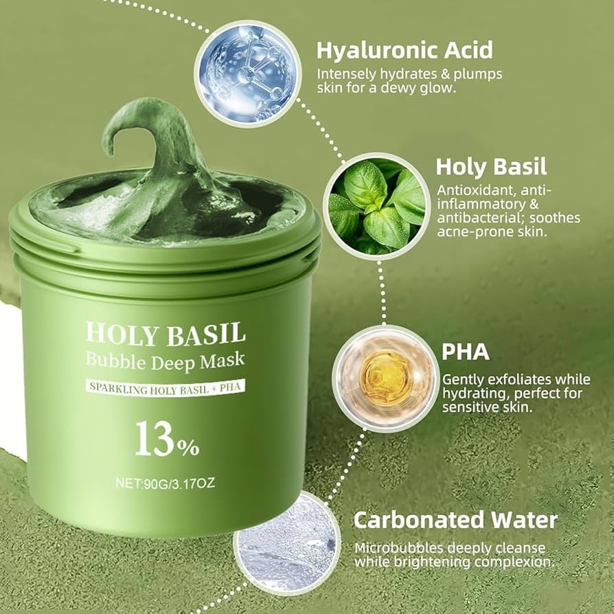 Basil Bubble Mask